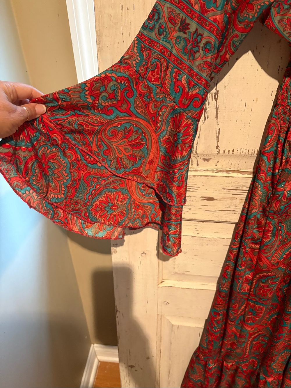 Earthbound Trading Co. Paisley Maxi Dress - Picture 6 of 10